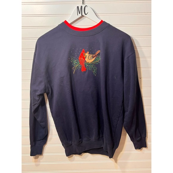 24 Winter Birds Christmas Grandma Crewneck Medium - Picture 3 of 6